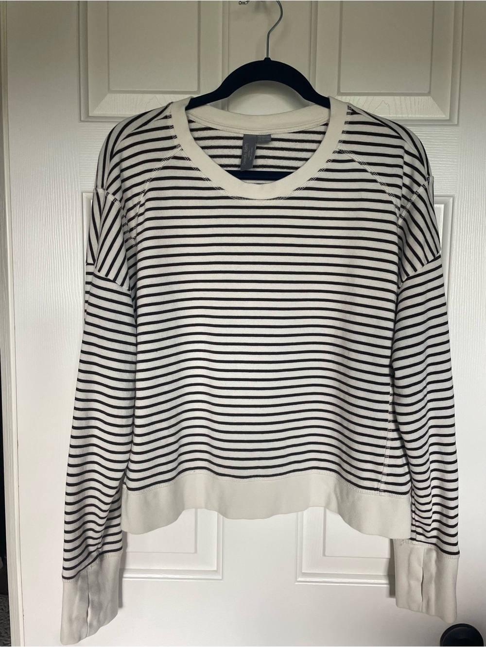 Sweaty Betty Womens after class longline crew neck with side-slit sweatshirt.